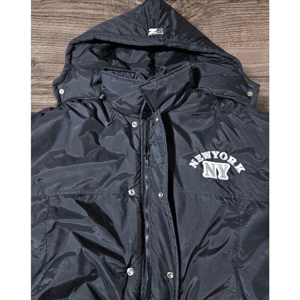 New York 1990s DEADSTOCK Bomber Jacket Vintage Zam ZZ Sports Football NFL 2XL - Picture 7 of 16